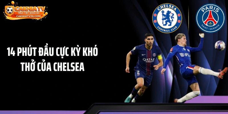 14 phút đầu khiến hy vọng ngược dòng Chelsea sụp đổ