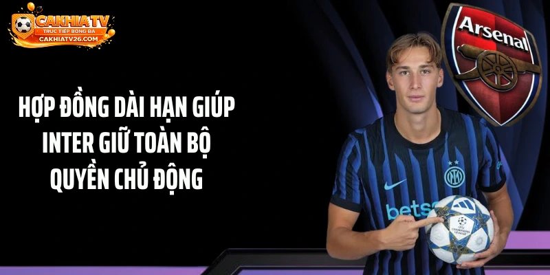 Hợp đồng dài hạn giúp Inter giữ toàn bộ quyền chủ động